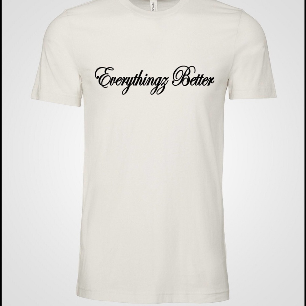 EVERYTHINGZBETTER Signature TShirt menz or womenz Black various sizes